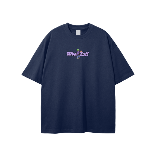 Vandal Tee, Navy Blue